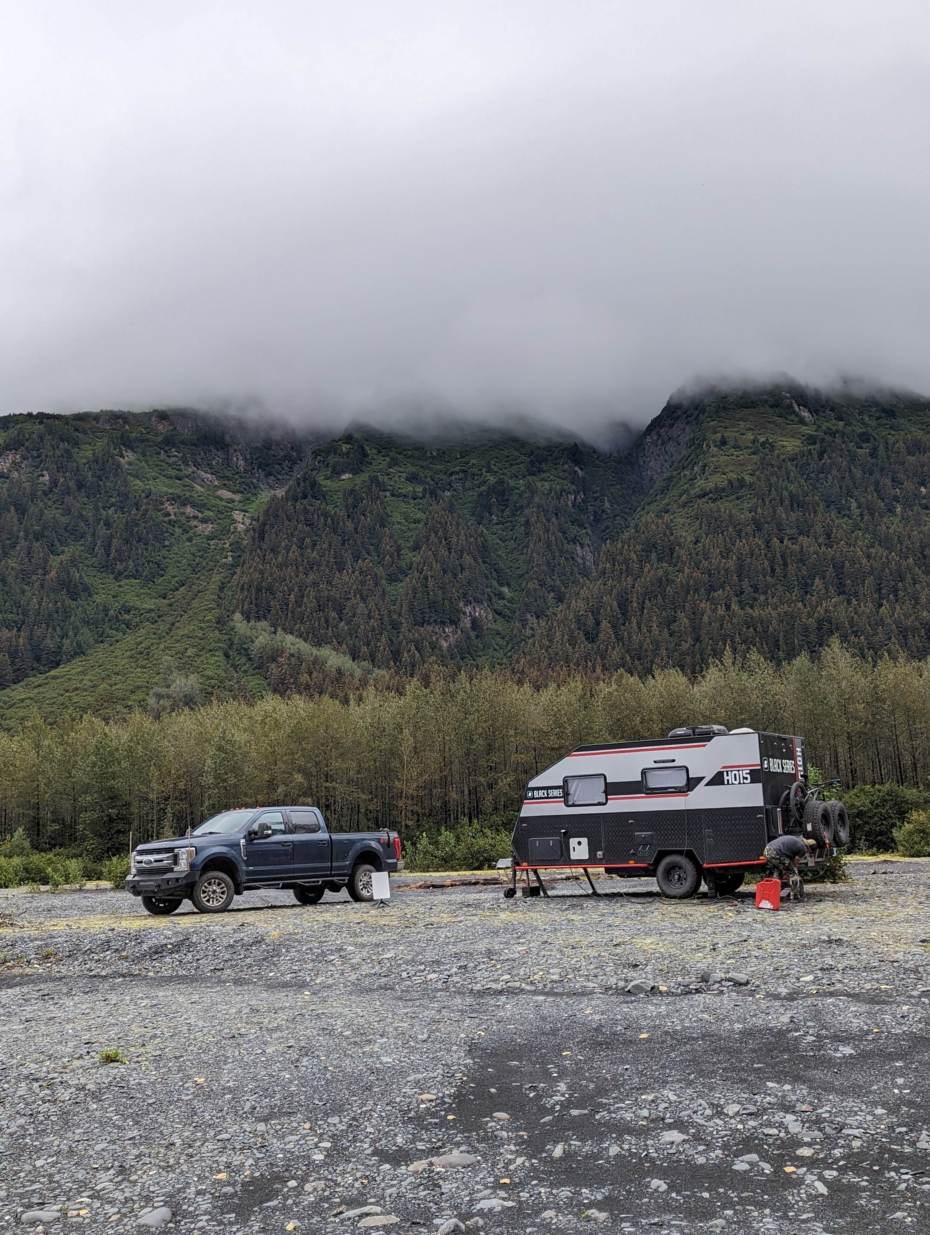 Camper submitted image from Exit Glacier Road Designated Special Use Area - 2