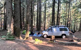 Jose B.'s photo of a dispersed camping area at South Fork Snoqualmie River Dispersed Site near Mill Creek, WA