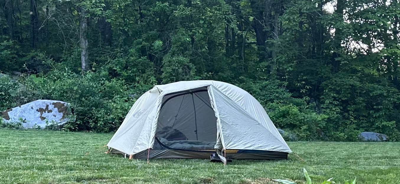 Nicholas S.'s photo of tent camping at Blue Ridge Basecamp near Murphy, NC
