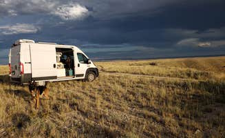 Tymika B.'s photo of camping with pets at Cody BLM Dispersed near Frannie, WY