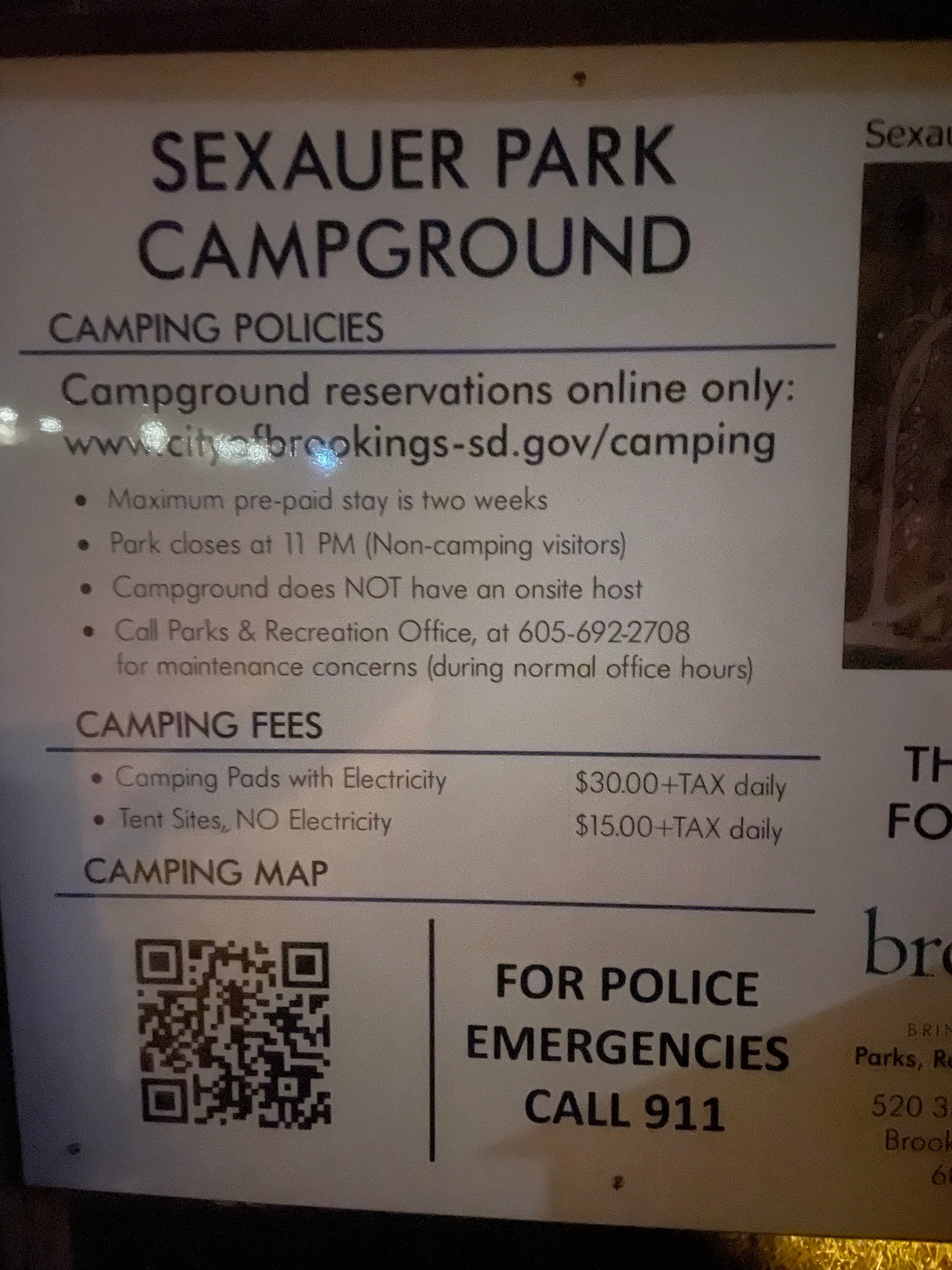 Camper-submitted photo at Sexauer City Park near Arlington, SD