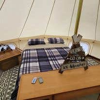 Jason S.'s photo of glamping accommodations at Basecamp Outdoors near Rockingham, NC