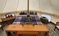 Jason S.'s photo of glamping accommodations at Basecamp Outdoors near Pinebluff, NC