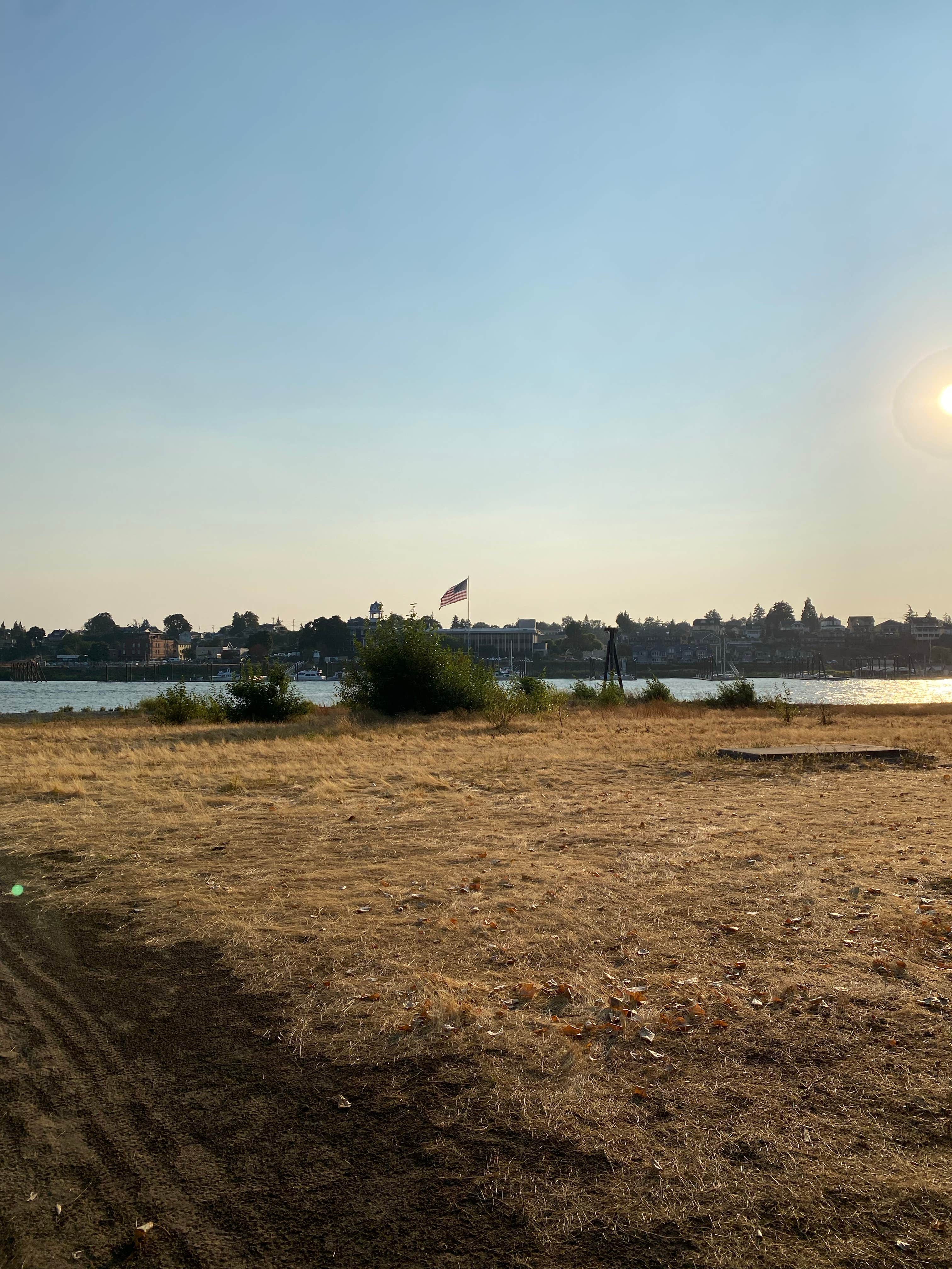 Camper-submitted photo at Sand Island Marine Park Campground near Woodland, WA
