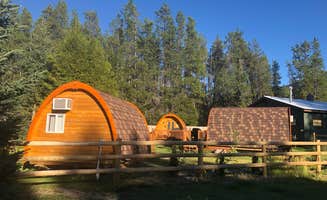 Doug L.'s photo of glamping accommodations at Moose Creek RV Resort and Bed & Breakfast near Coram, MT