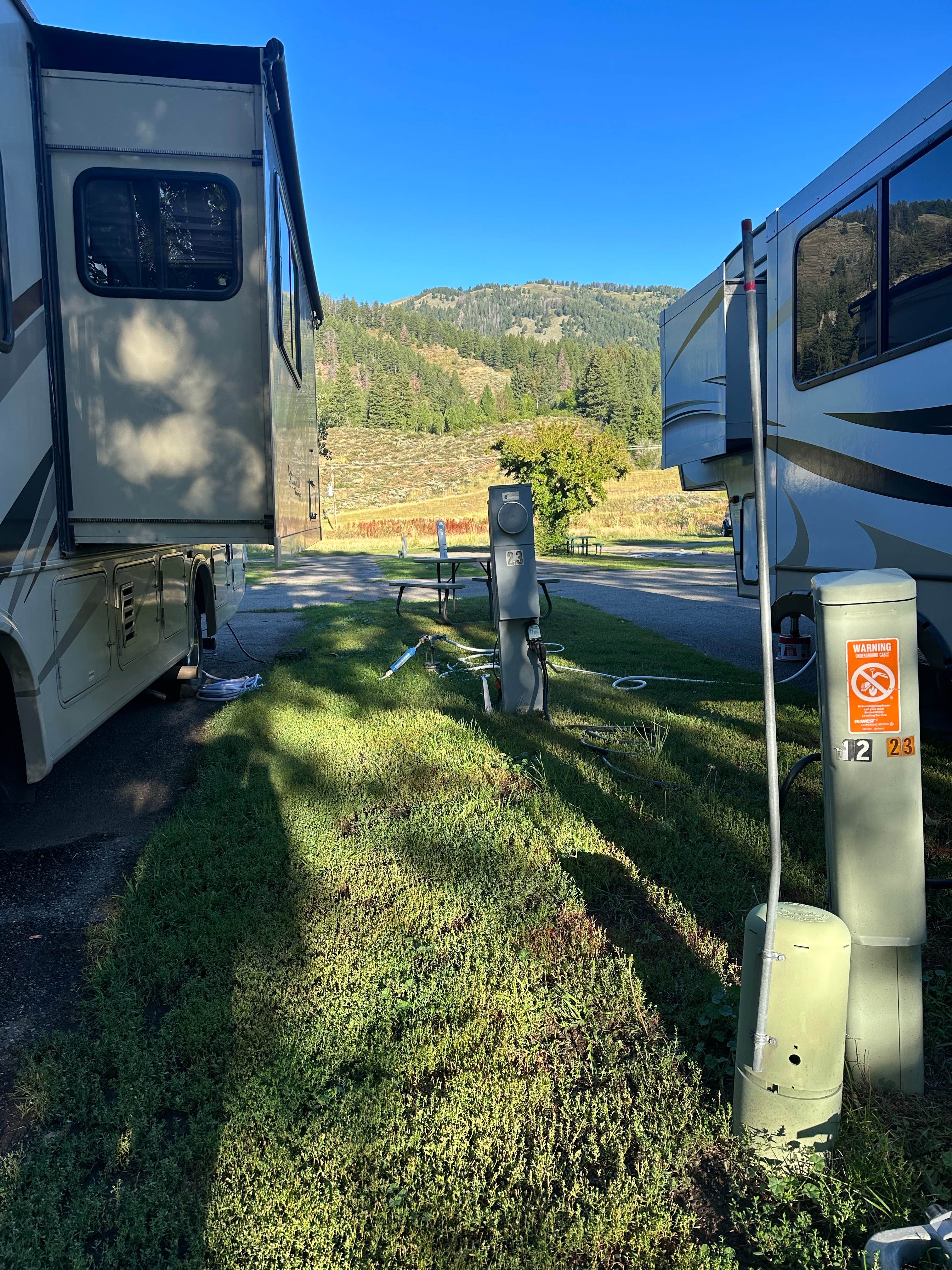 Sarah A.'s photo of rv camping at Meadows RV Park near Corral, ID