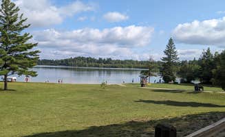 Hallee L.'s photo of camping with pets at Grousehaven Campground — Rifle River Recreation Area near Glennie, MI