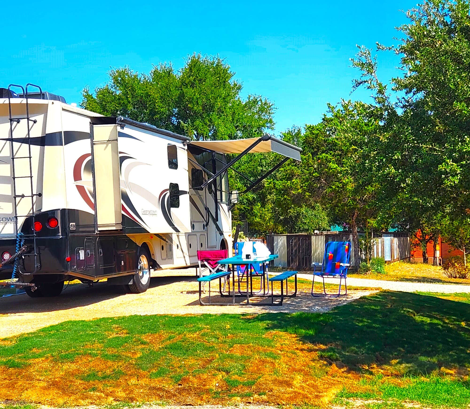 The Dyrt's photo of rv camping at Al's Hideaway Cabin and RV Rentals, LLC near Comfort, TX