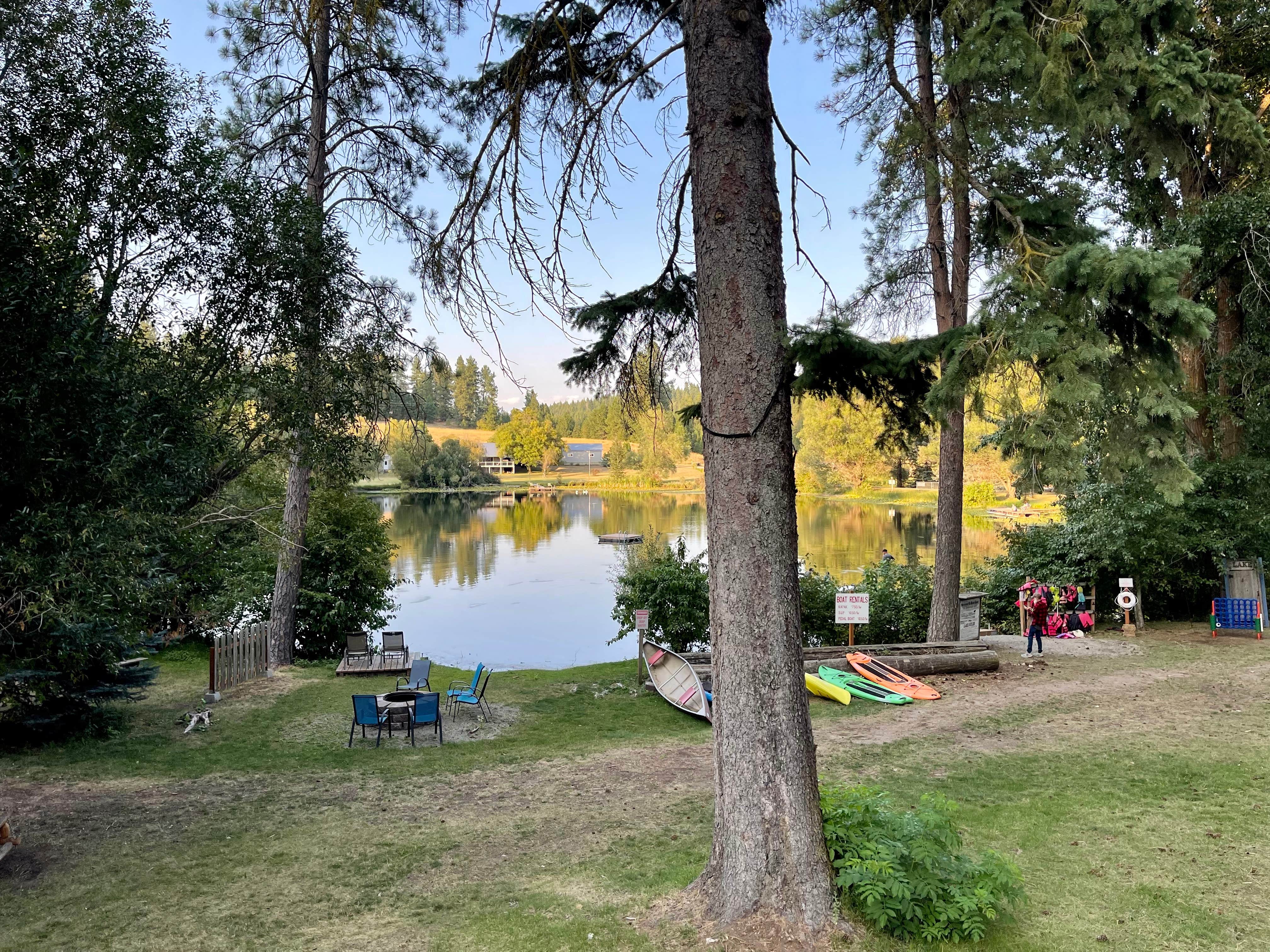 Jennifer U.'s photo of camping with pets at Blue Lake RV Resort near Bonners Ferry, ID