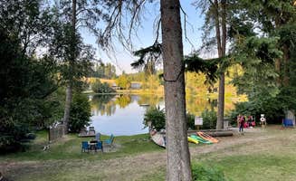 Jennifer U.'s photo of camping with pets at Blue Lake RV Resort near Moyie Springs, ID