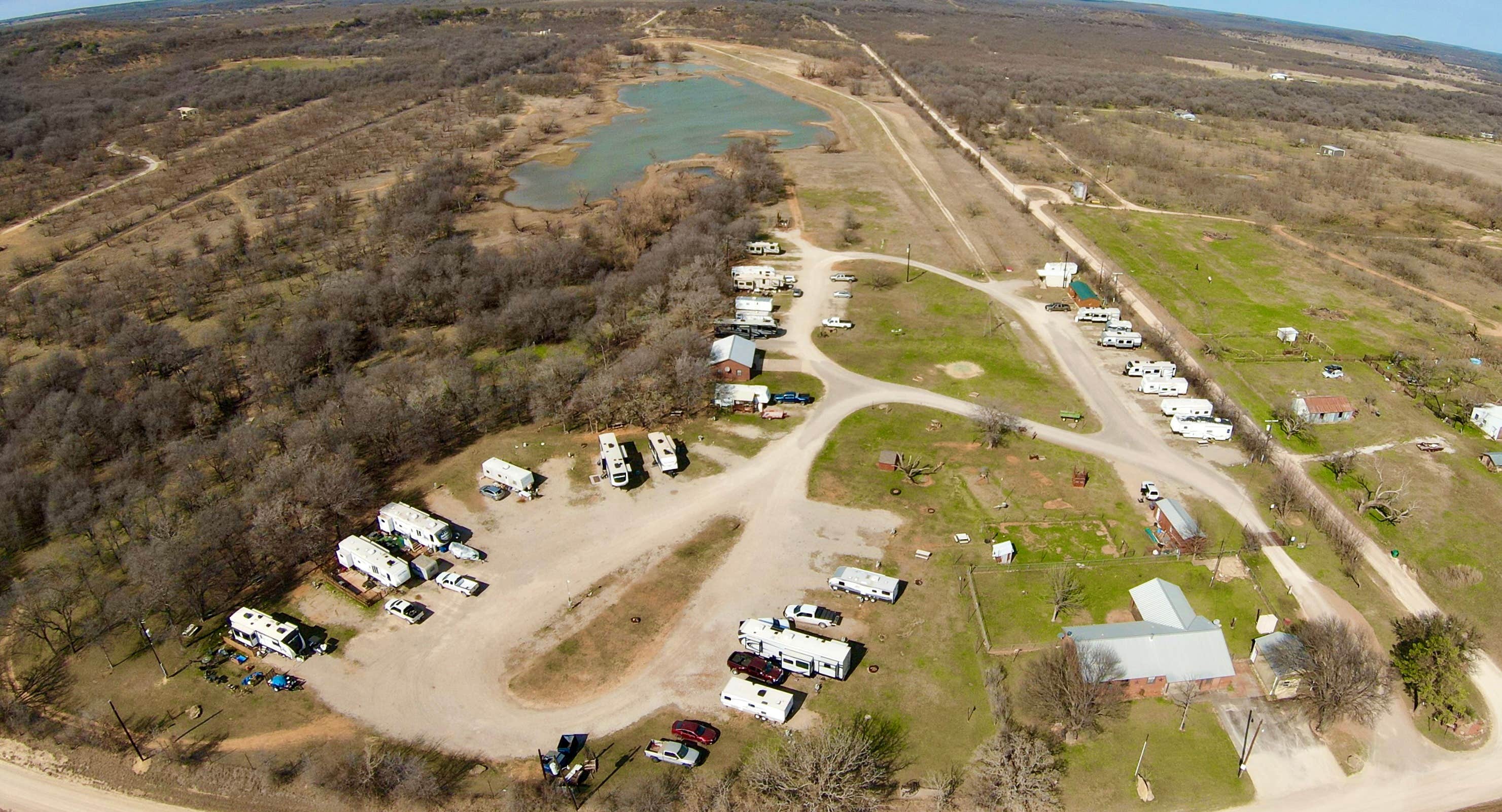 Camper-submitted photo at Hidden Lake RV Ranch near Graford, TX