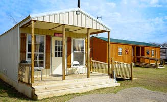 Samantha H.'s photo of a cabin at Hidden Lake RV Ranch near Bowie, TX