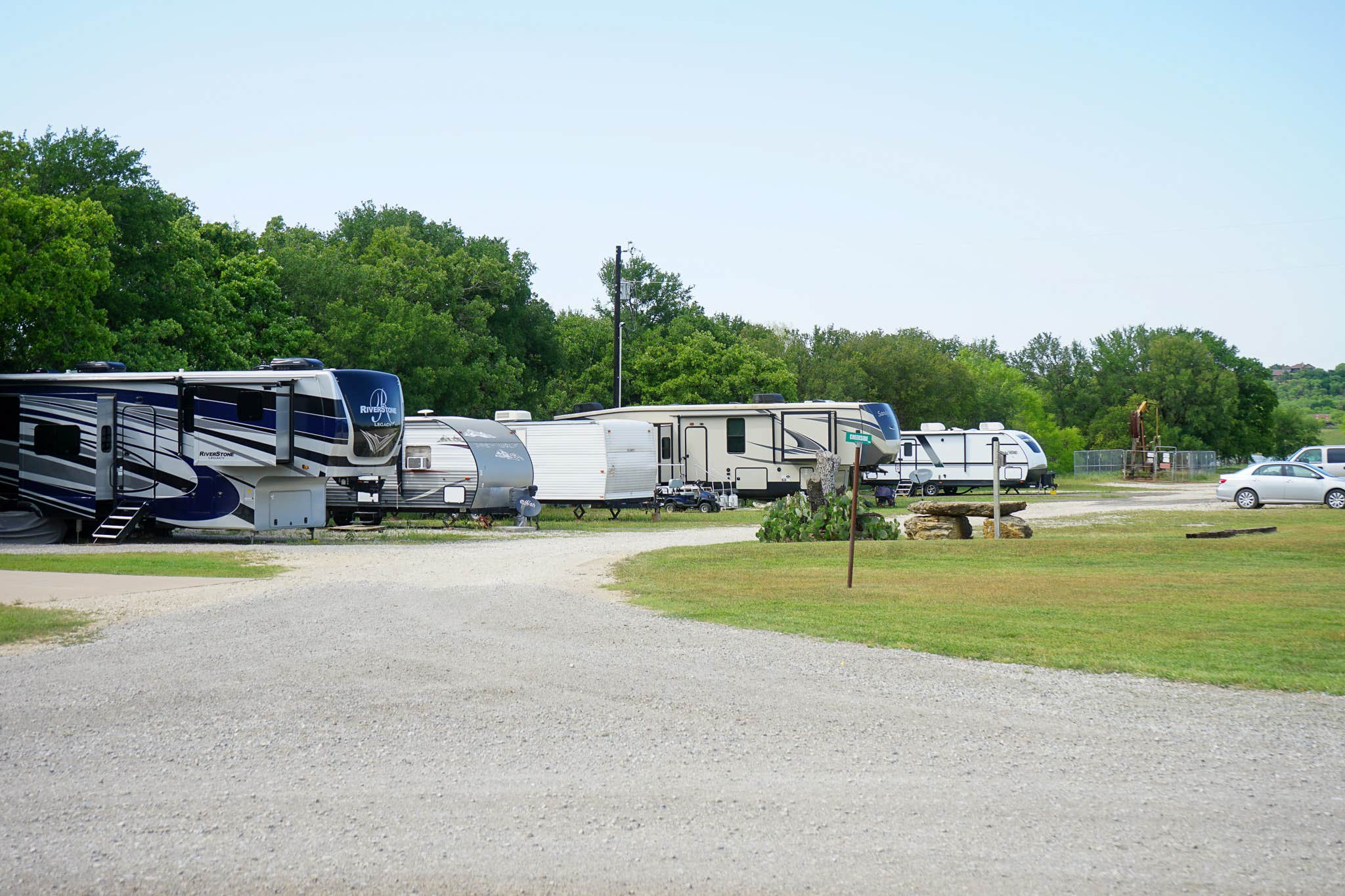 Samantha H.'s photo of rv camping at Hidden Lake RV Ranch near Graham, TX