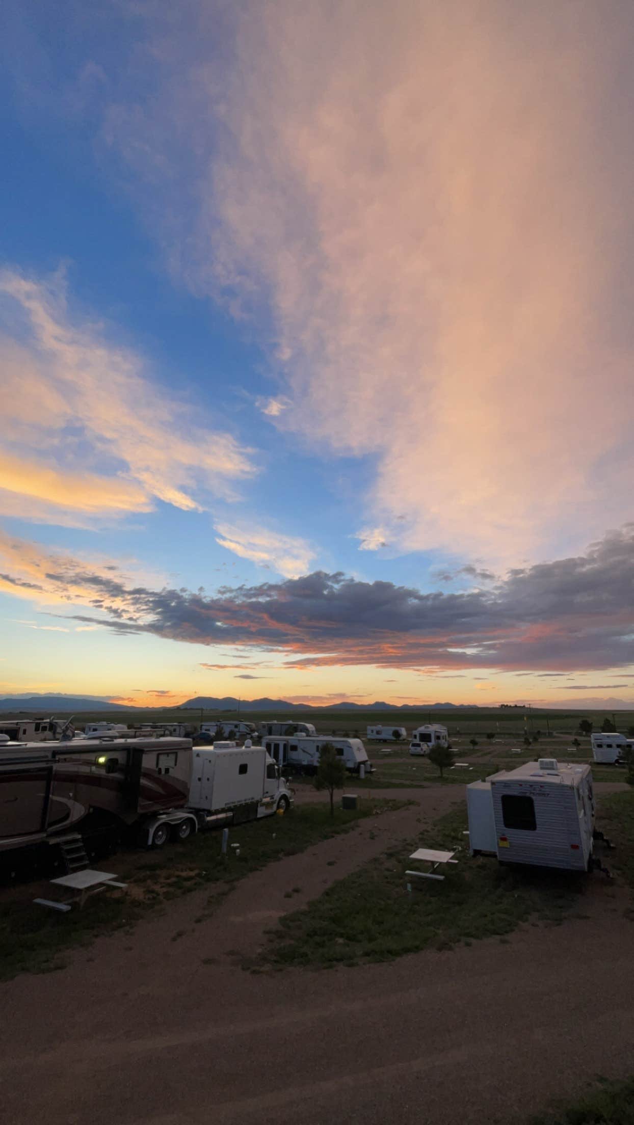 Mykah B.'s photo of rv camping at Cuervo Mountain RV Park and Horse Hotel near Cibola National Forest and National Grasslands