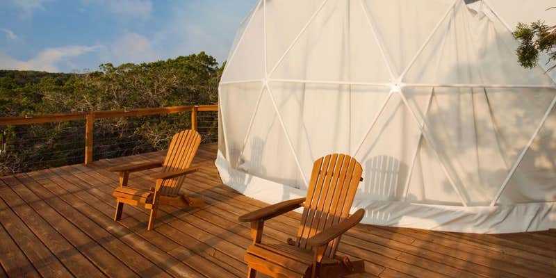 Camper submitted image from Dome Haus Glamping