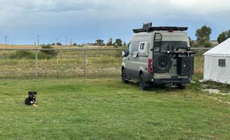 Erik B.'s photo of camping with pets at Highline Trail RV Park near Farson, WY