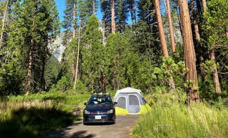 Camping near Camp 4 — Yosemite National Park: Lower Pines Campground — Yosemite National Park, Yosemite Valley, California