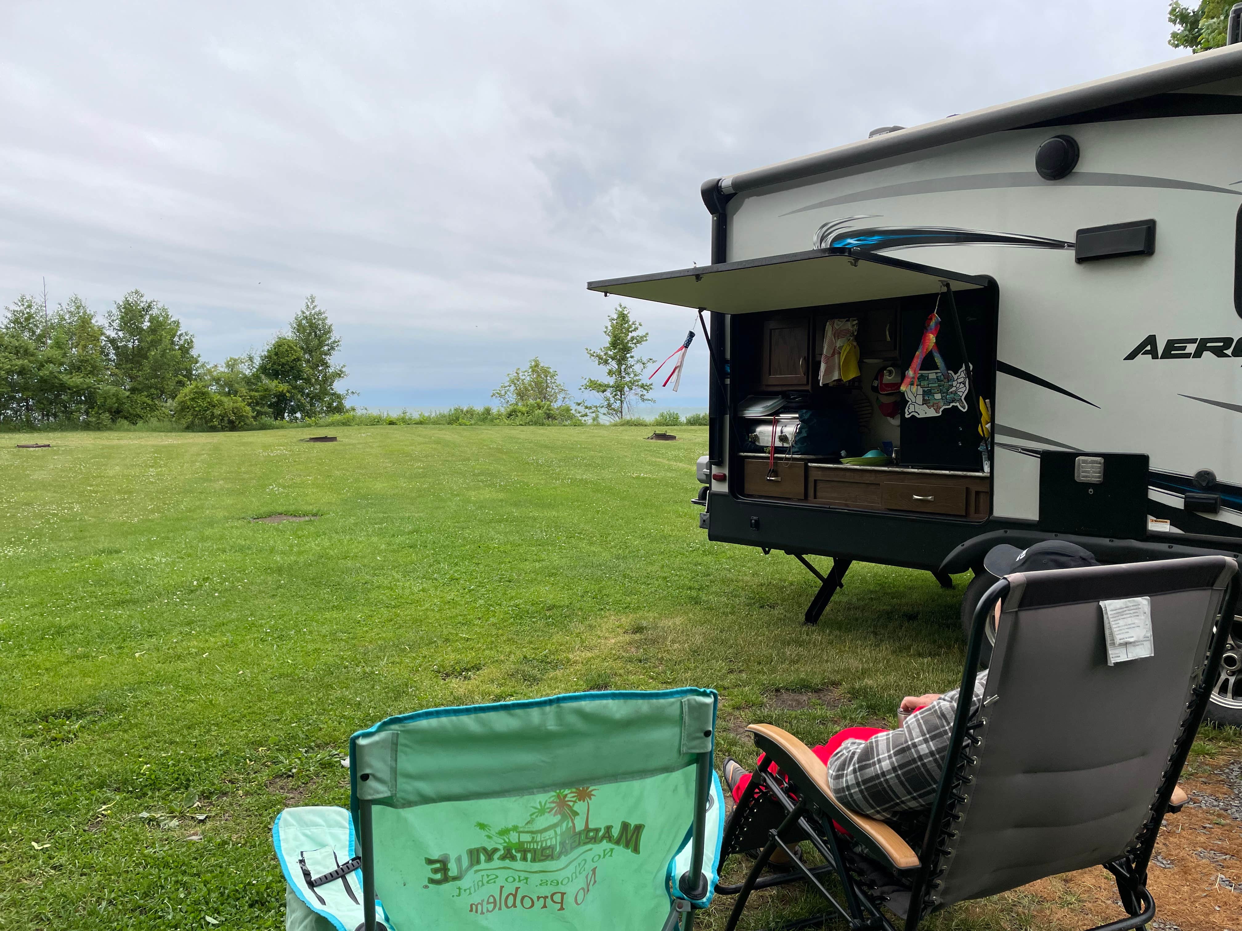 B M.'s photo of rv camping at Four Mile Creek State Park Campground near Youngstown, NY