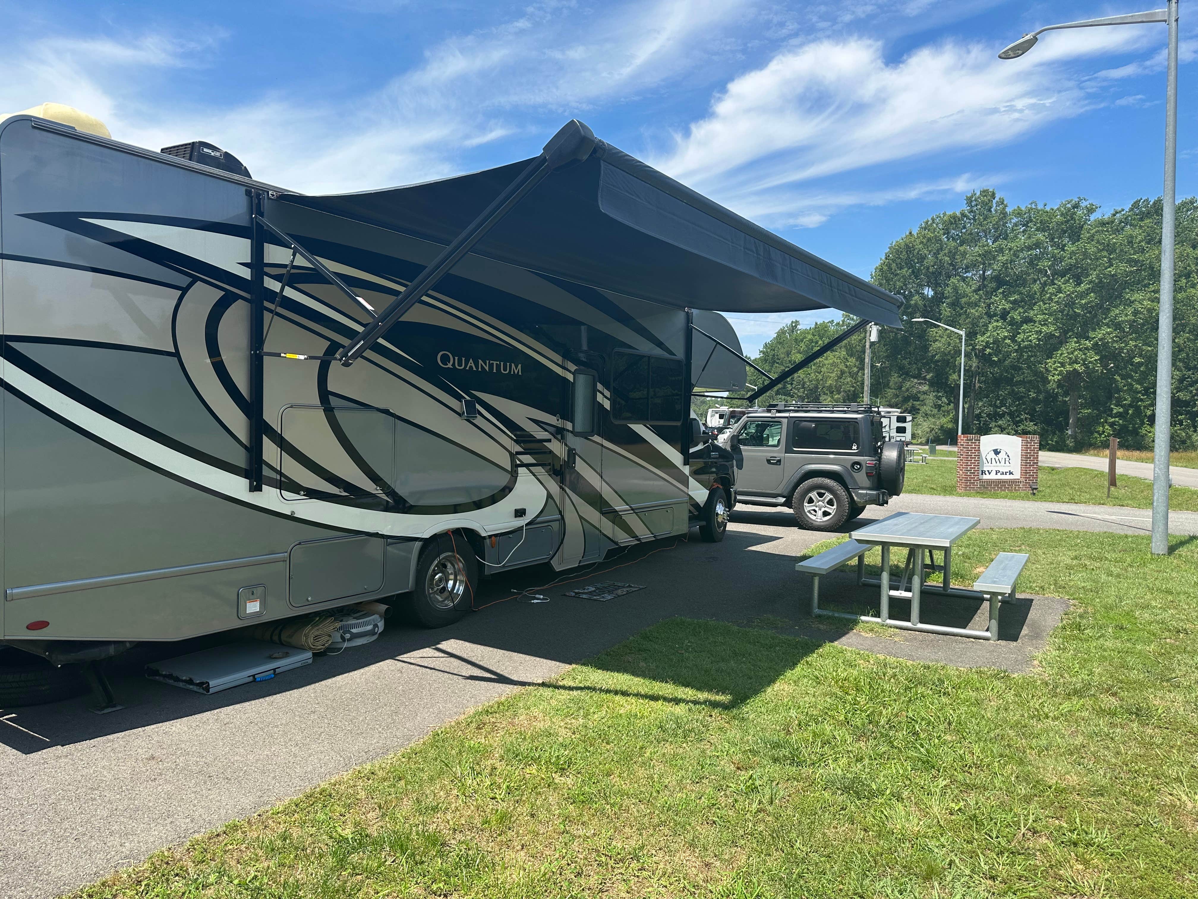 Camper-submitted photo at Military Park Fort AP Hill Champs Camp RV Park near Fredericksburg, VA