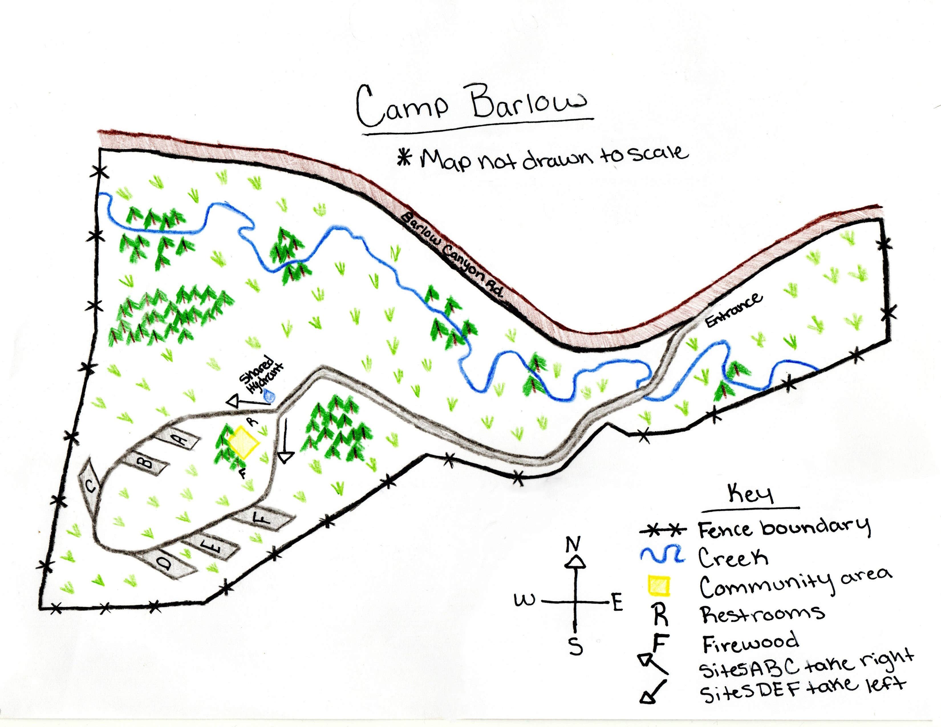 Camper-submitted photo at Camp Barlow near Devils Tower National Monument