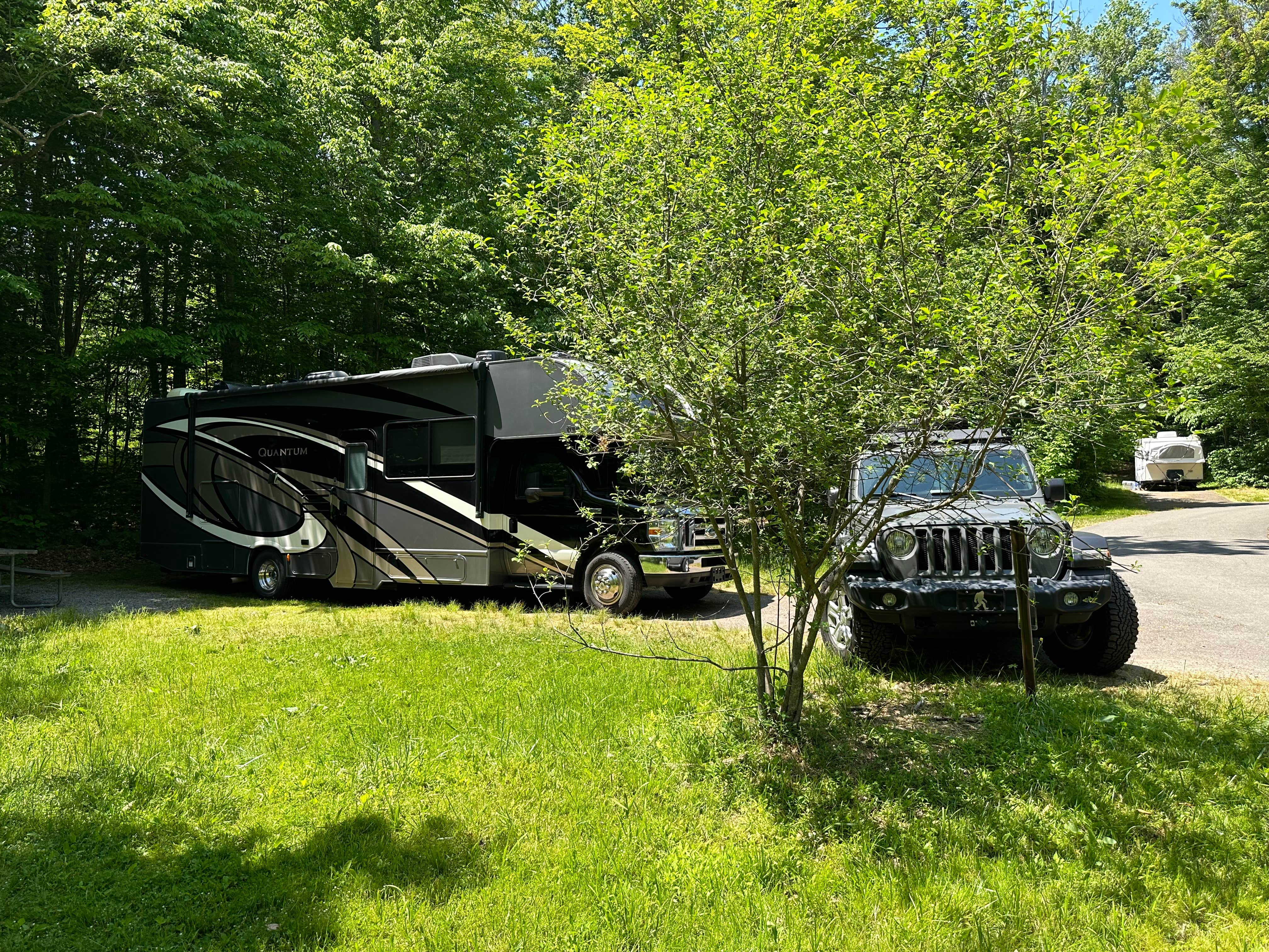 James P.'s photo of rv camping at Lackawanna State Park Campground near Brackney, PA