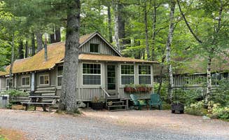 B M.'s photo of glamping accommodations at Big Moose Inn Cabins and Campground near Alton, ME