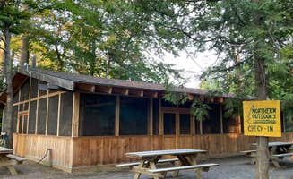 B M.'s photo of glamping accommodations at Big Moose Inn Cabins and Campground near Willimantic, ME
