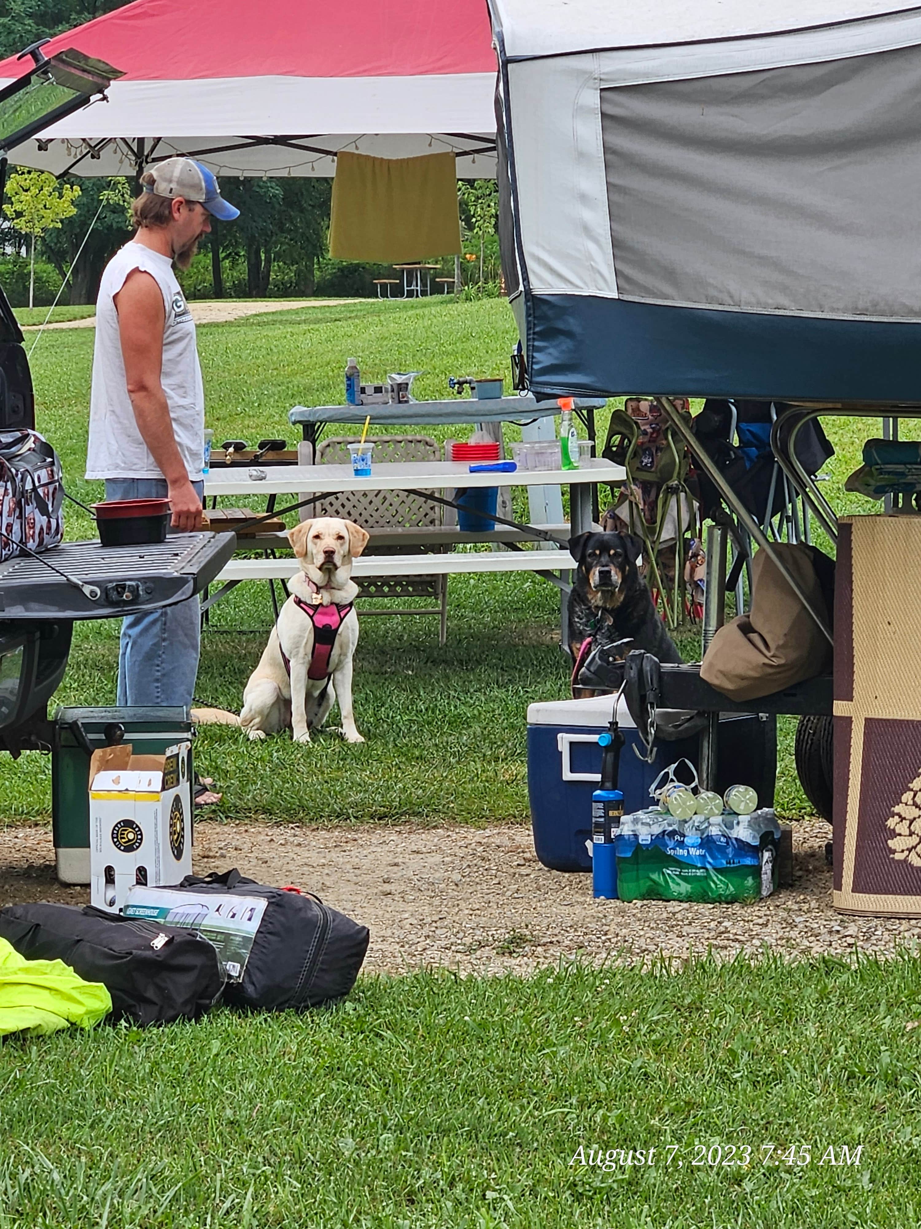 Cassie W.'s photo at Glacier Valley Campground near Portage, WI