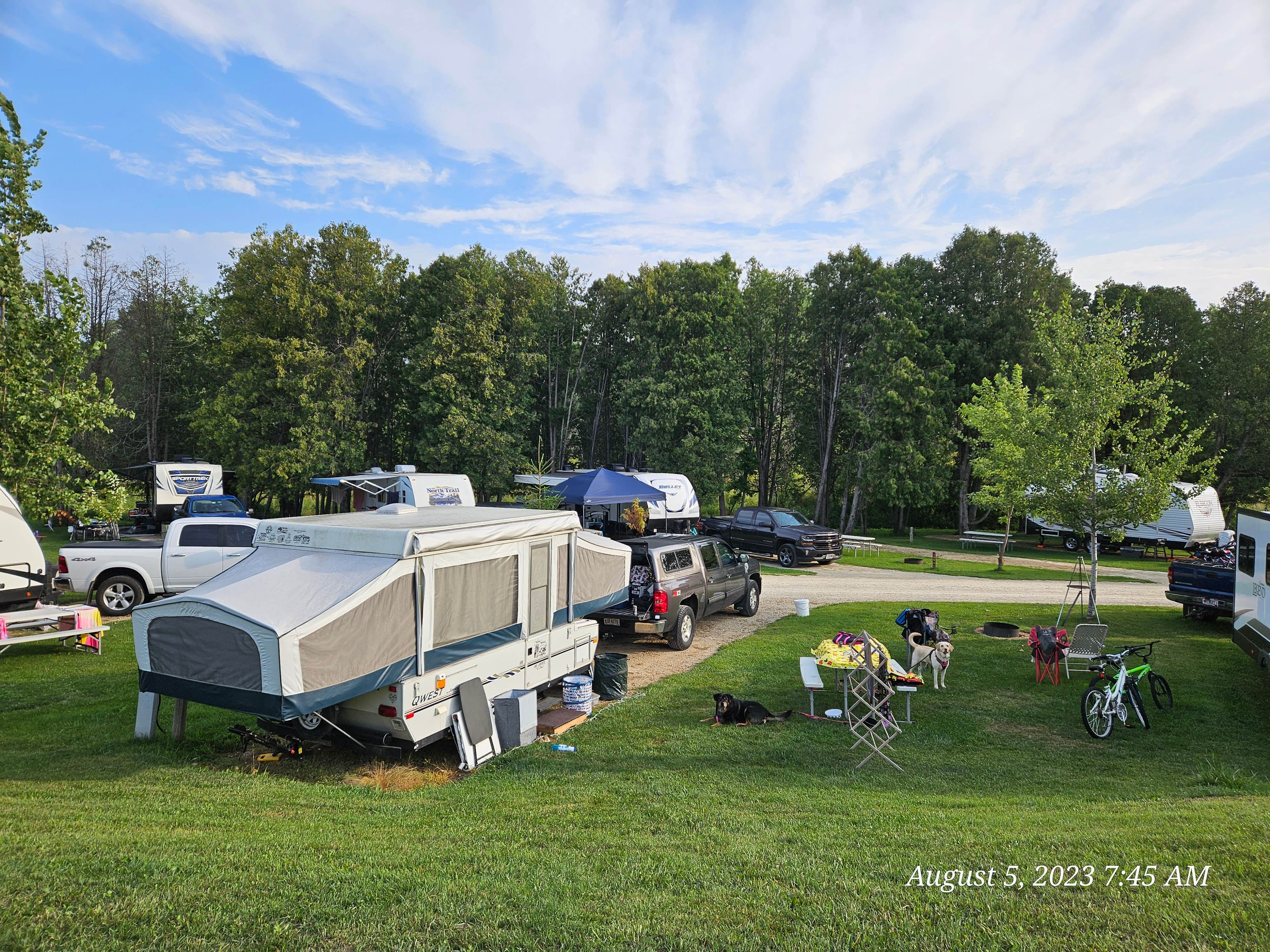 Camper-submitted photo at Glacier Valley Campground near Beaver Dam, WI