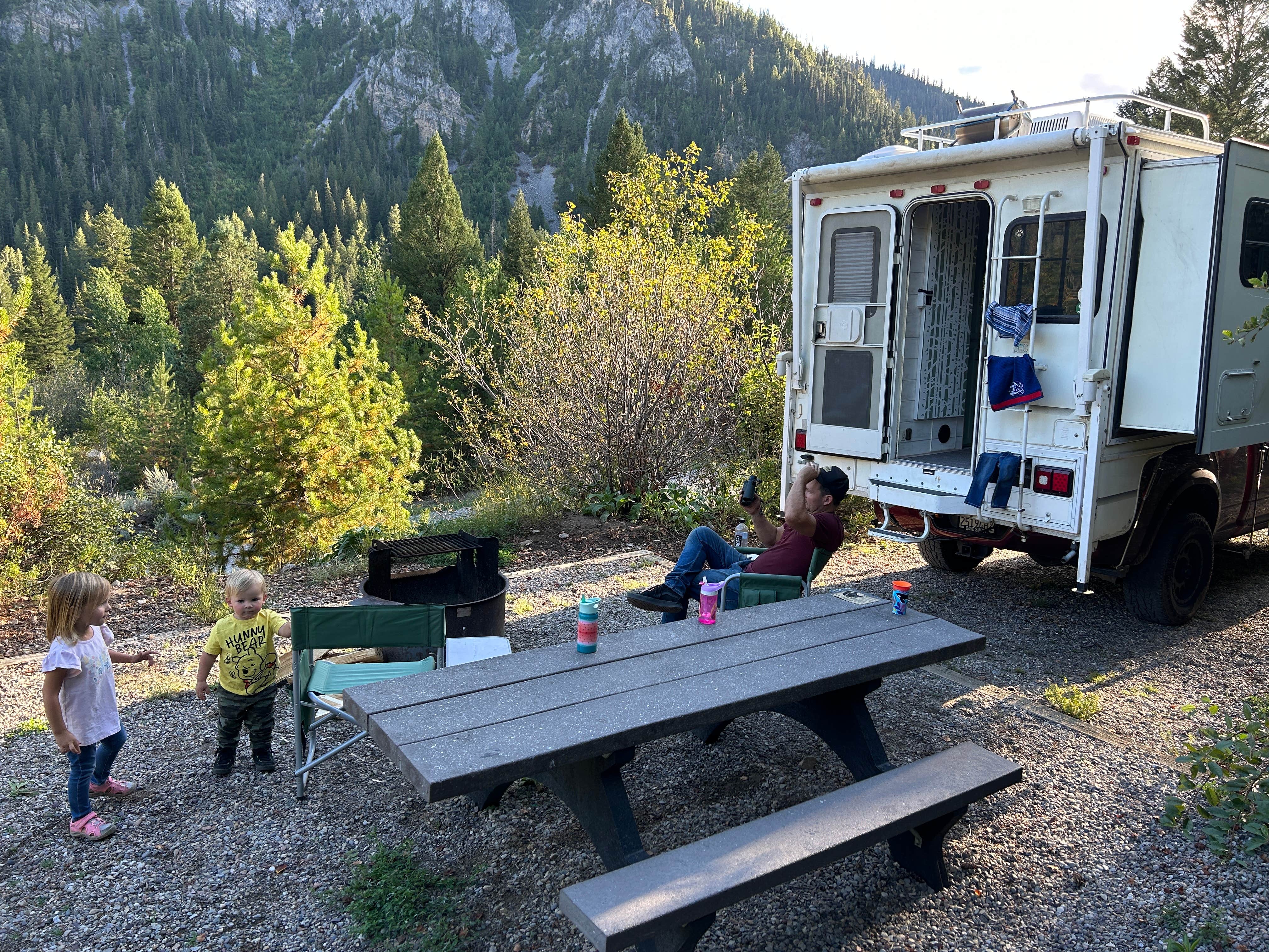 Camper-submitted photo at Wolf Creek Campground near Alpine, WY