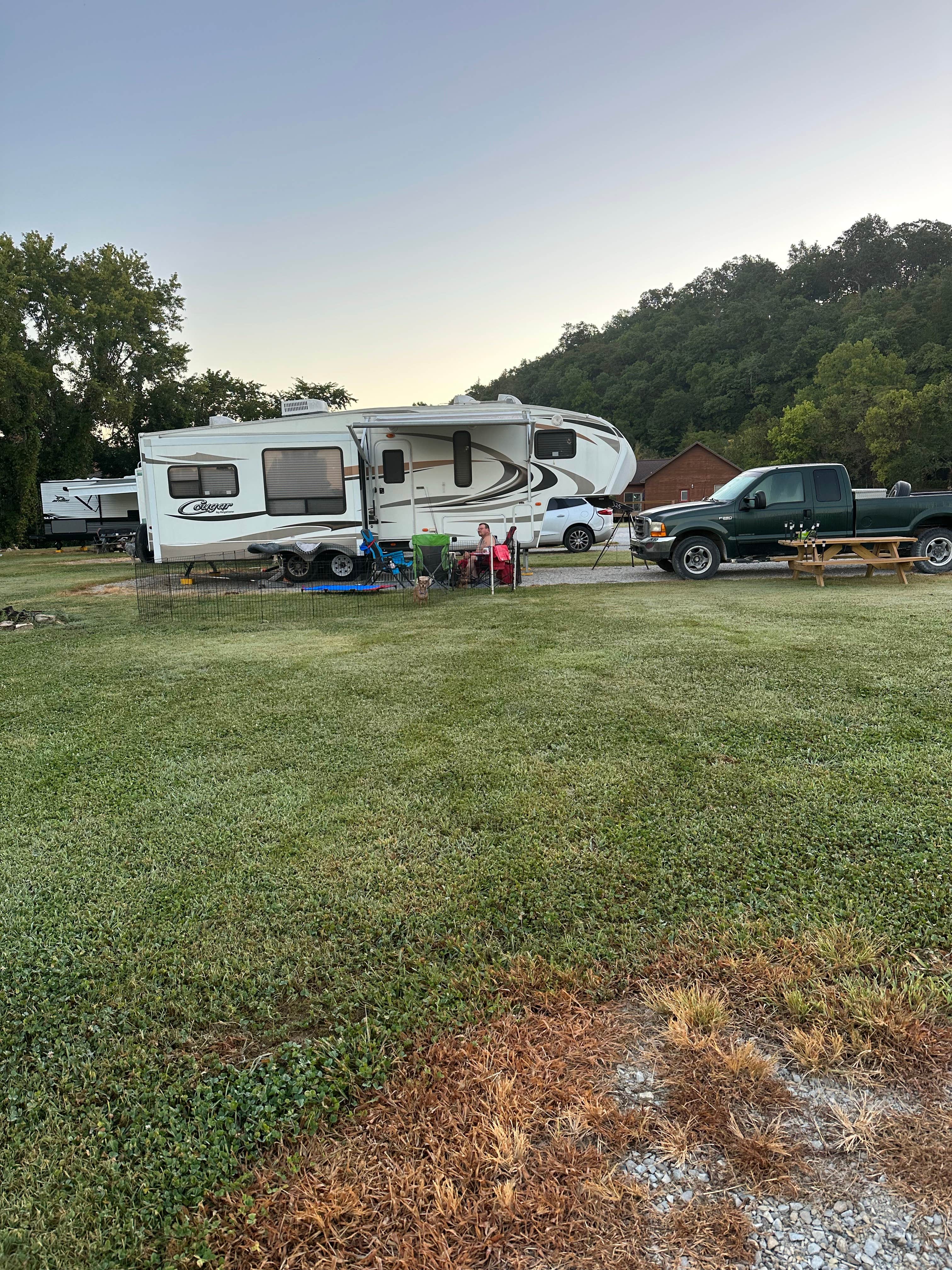 Jaynee S.'s photo of rv camping at Denton Ferry RV Park & Cabin Rental near Cotter, AR