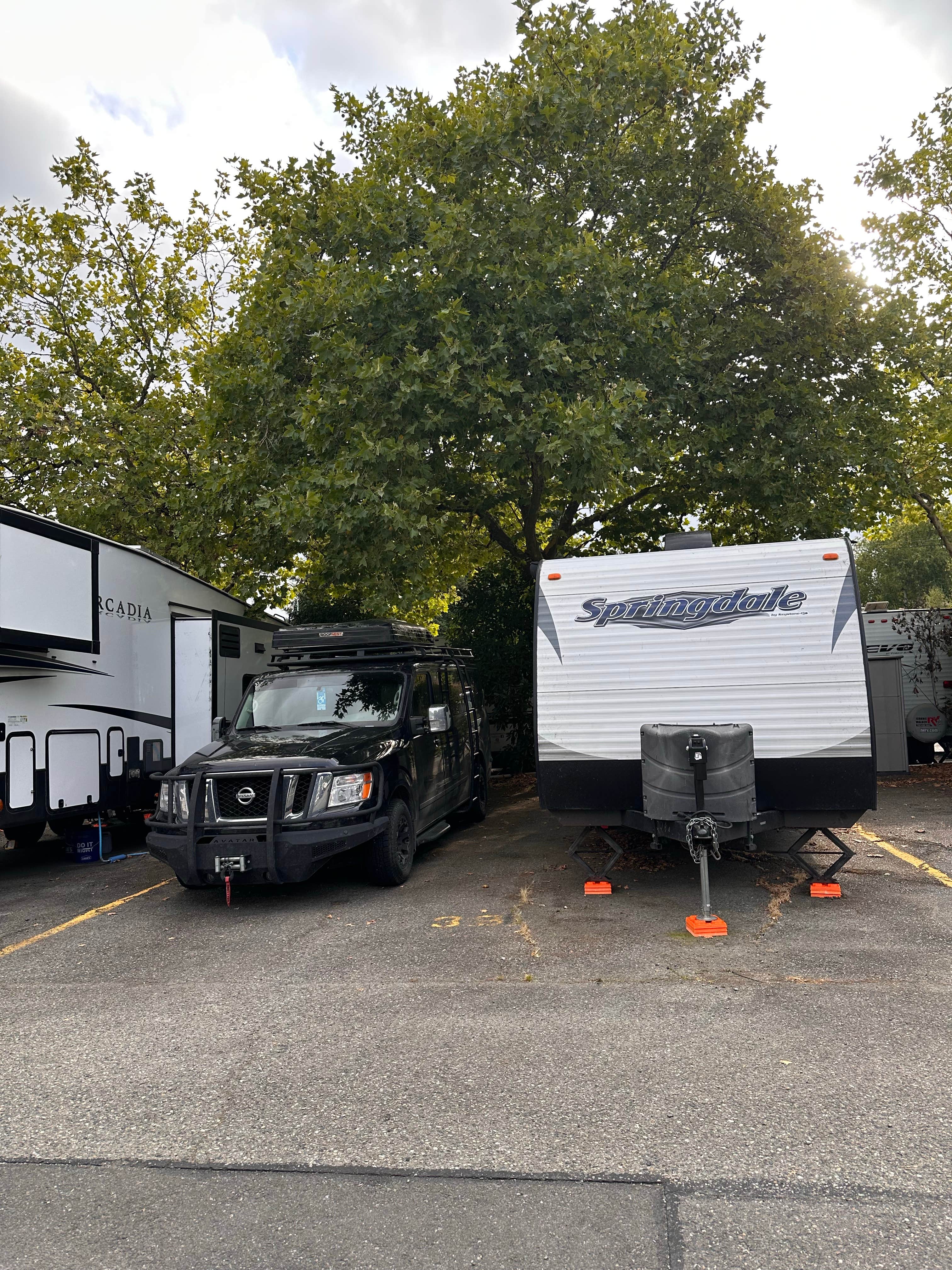 Mareesha B.'s photo of rv camping at Trailer Inns RV Park (Bellevue) near Vaughn, WA