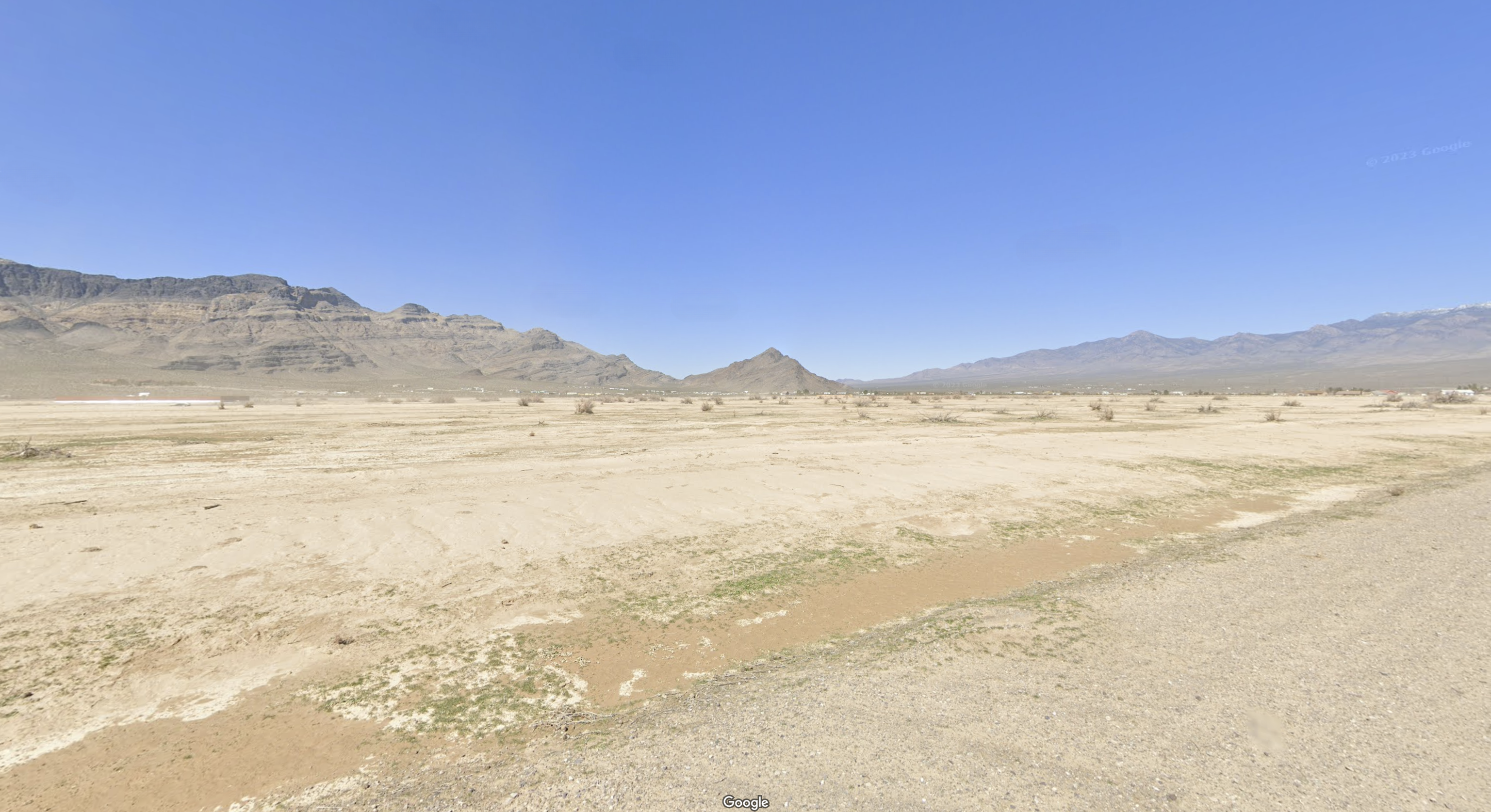 Pahrump Land in the middle of Mojave Desert