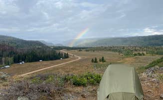 Conner's photo of a dispersed camping area at Elk River Dispersed near Encampment, WY