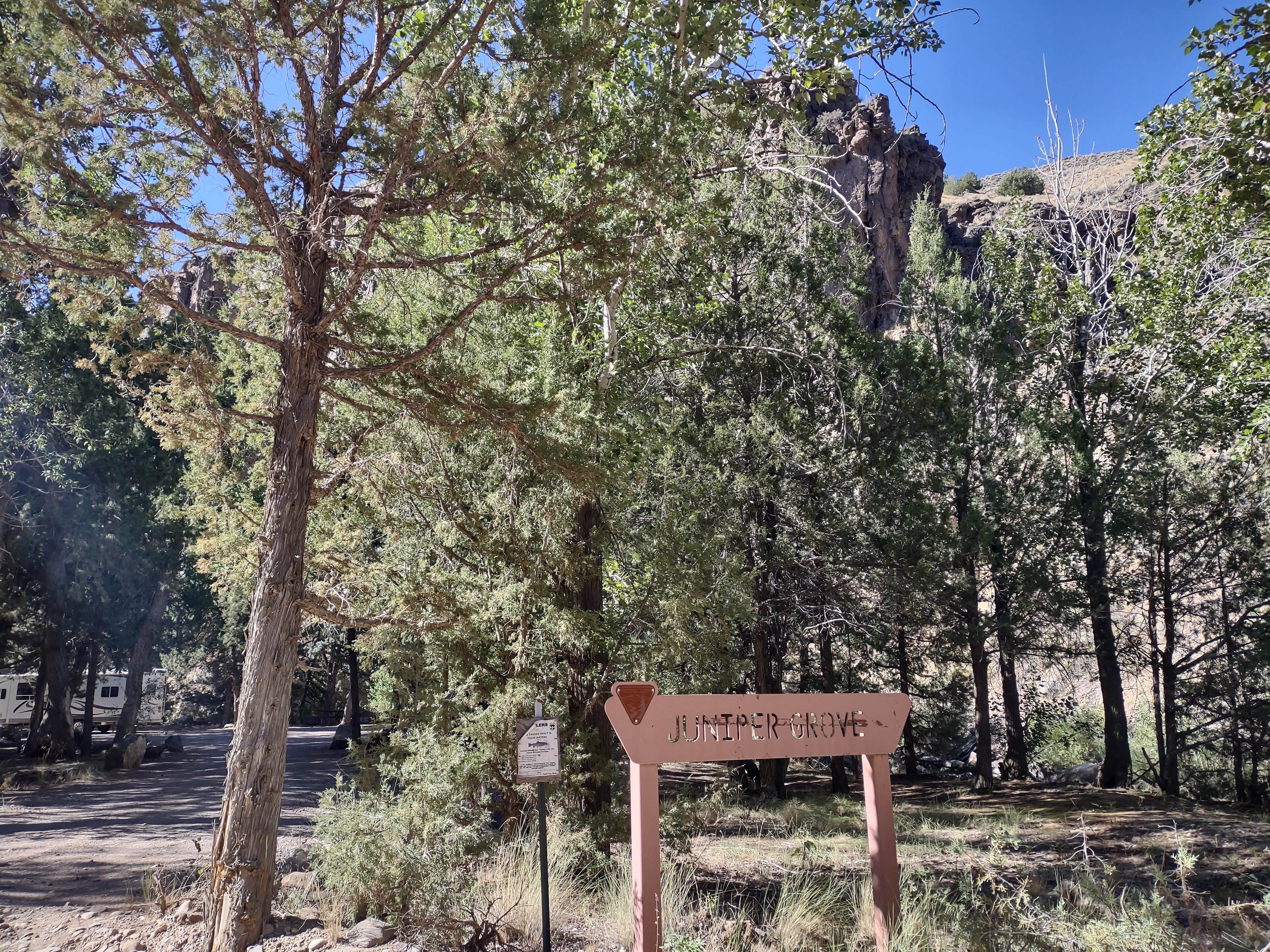 Camper-submitted photo at Juniper Grove Campground near Owyhee, NV