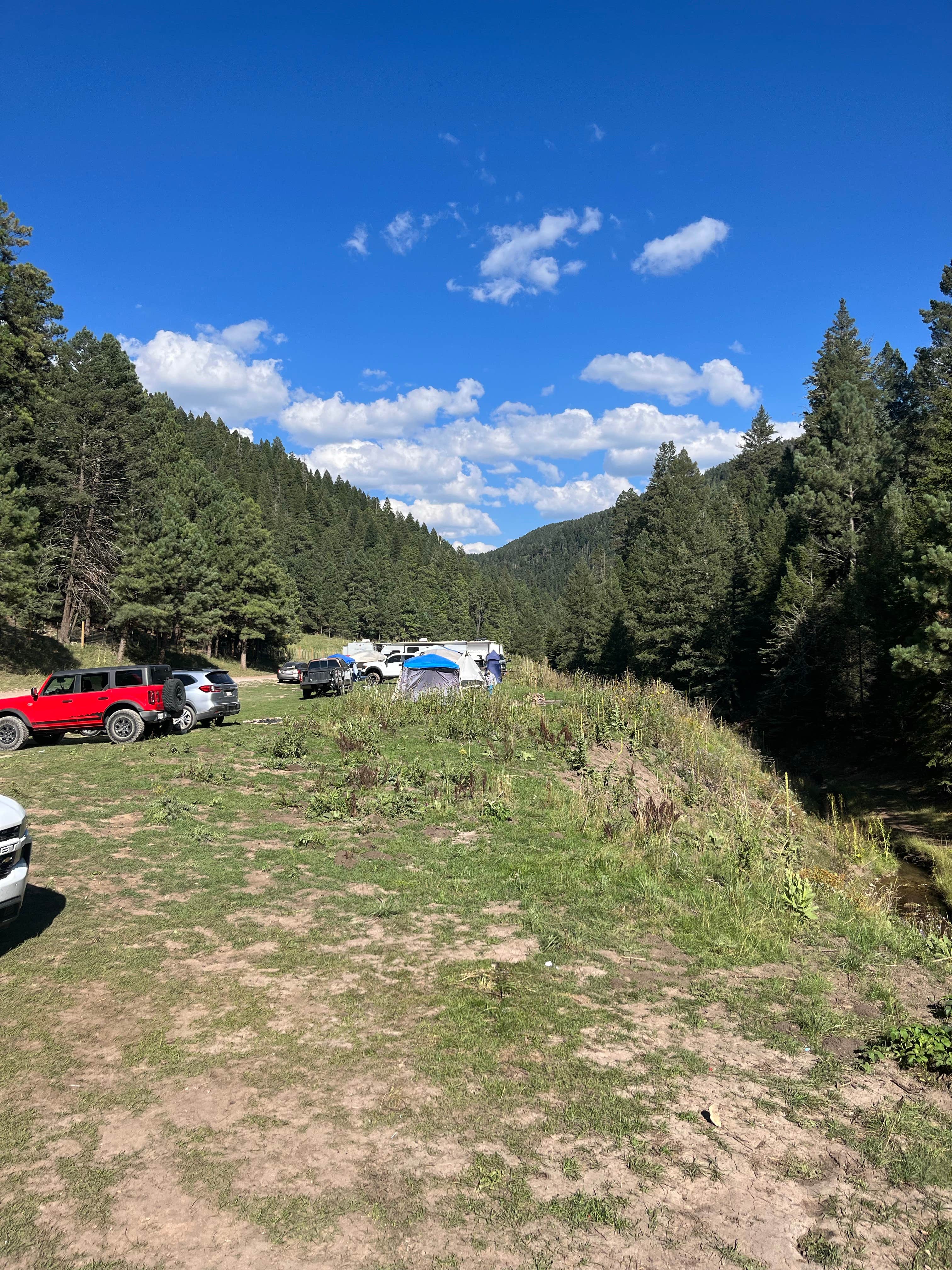 Hailee S.'s photo of a dispersed camping area at Bluff Springs Dispersed Camping near Ruidoso, NM