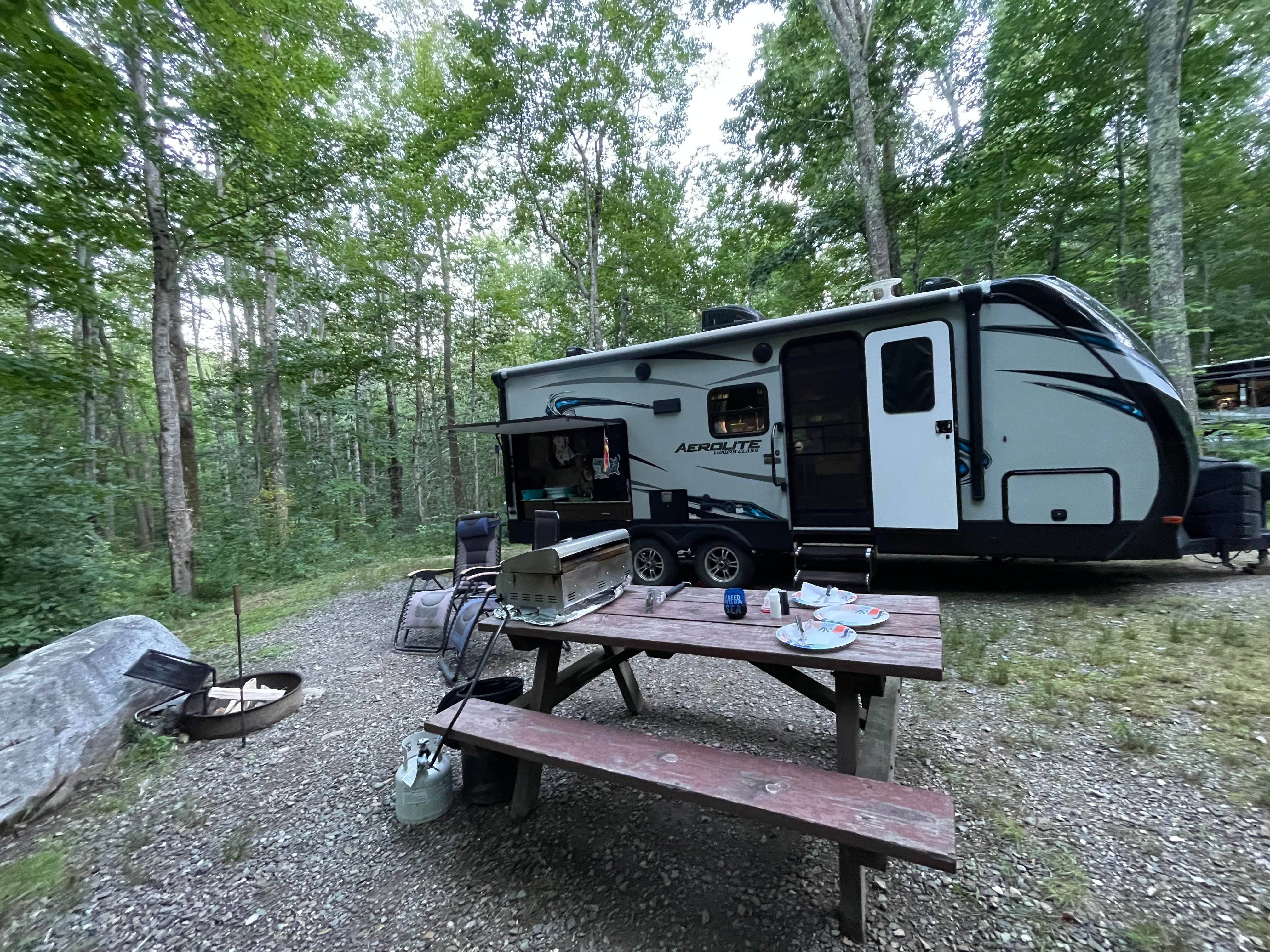 B M.'s photo of rv camping at Camden Hills State Park Campground near Waldoboro, ME
