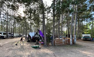 Camping near Roam Base Camp: Hayward KOA, Hayward, Wisconsin