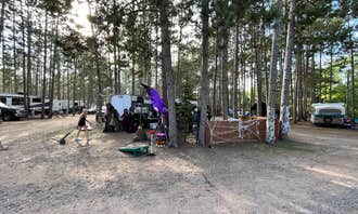 Camping near Roam Base Camp: Hayward KOA, Hayward, Wisconsin