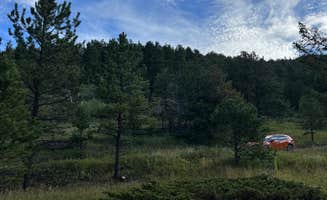Loren F.'s photo of a dispersed camping area at Hell Canyon Dispersed near Drake, CO