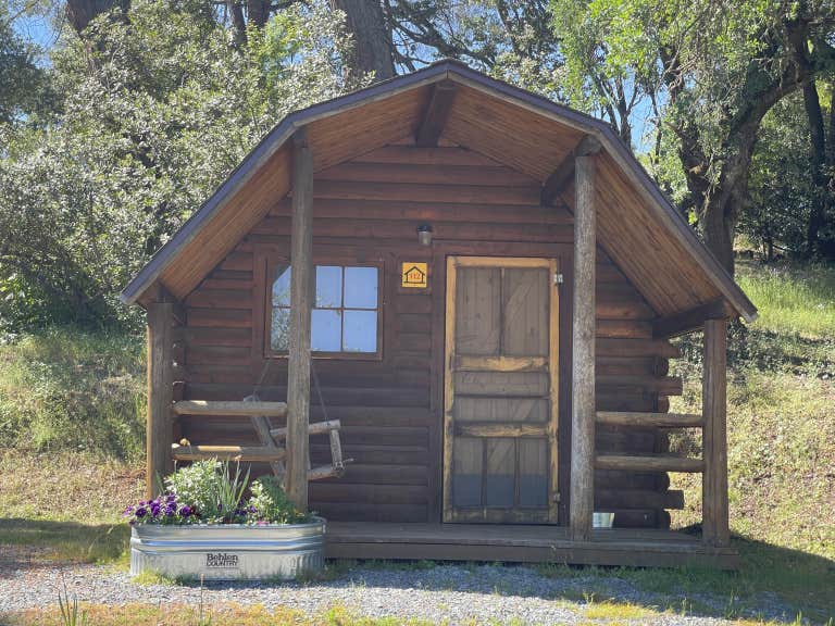 Terri G.'s photo of glamping accommodations at Placerville RV Resort & Campground near Rancho Cordova, CA