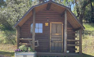 Terri G.'s photo of glamping accommodations at Placerville RV Resort & Campground near Pine Grove, CA