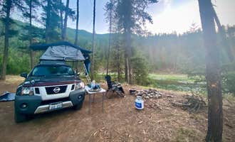 Camping near Thompson Peak Lookout Tower: Clark Fork River, Paradise, Montana