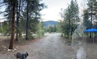 Bryce M.'s photo of camping with pets at Camp Hale Memorial near White River National Forest