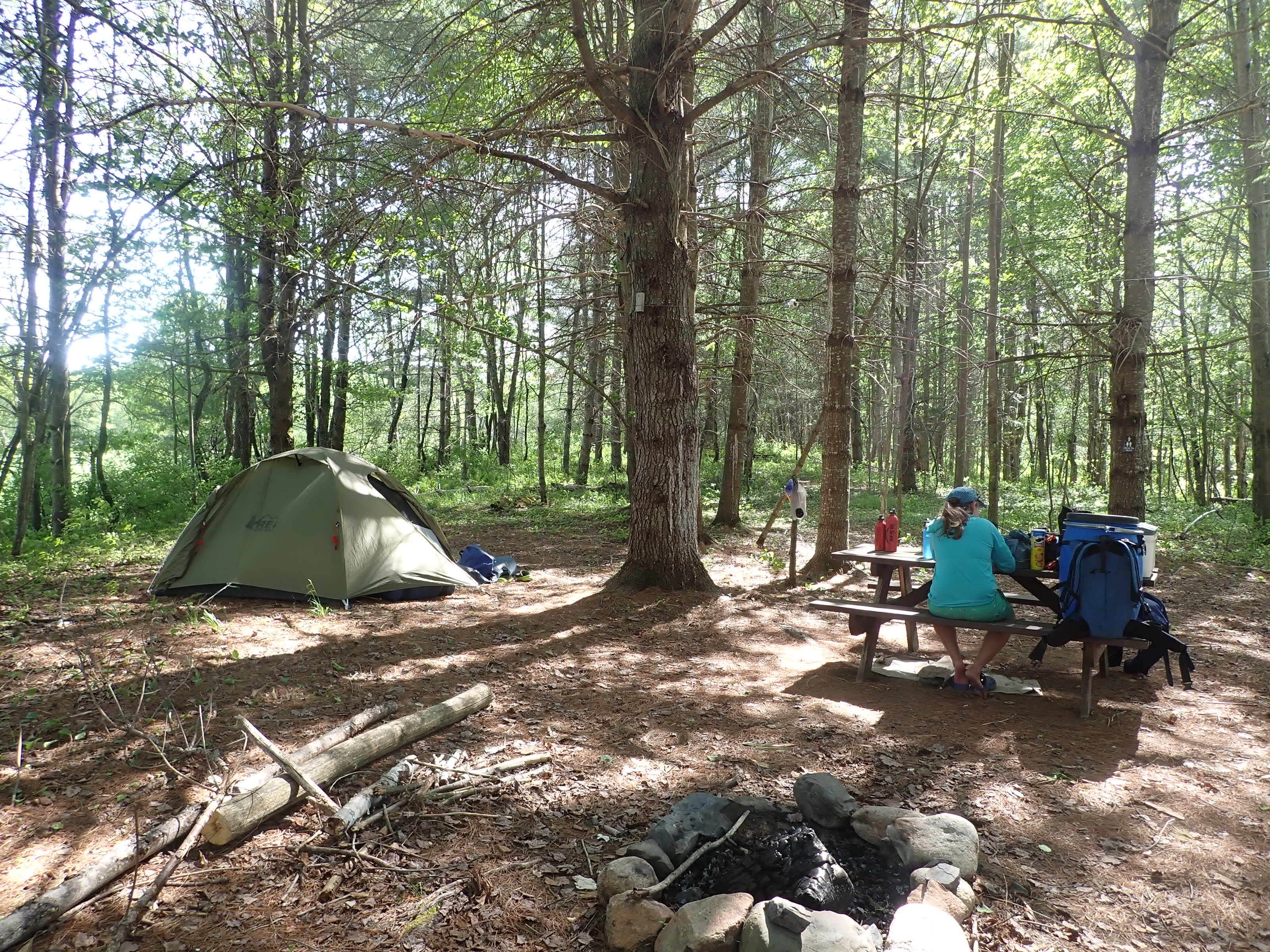 Camper-submitted photo at Scott C. Devlin Memorial near Clarksville, NH