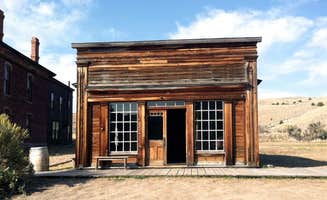 Lindsay B.'s photo of glamping accommodations at Vigilante Campground — Bannack State Park near Dillon, MT