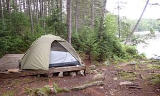 Camping near Diamond Peaks: Smudge Cove, Oquossoc, Maine