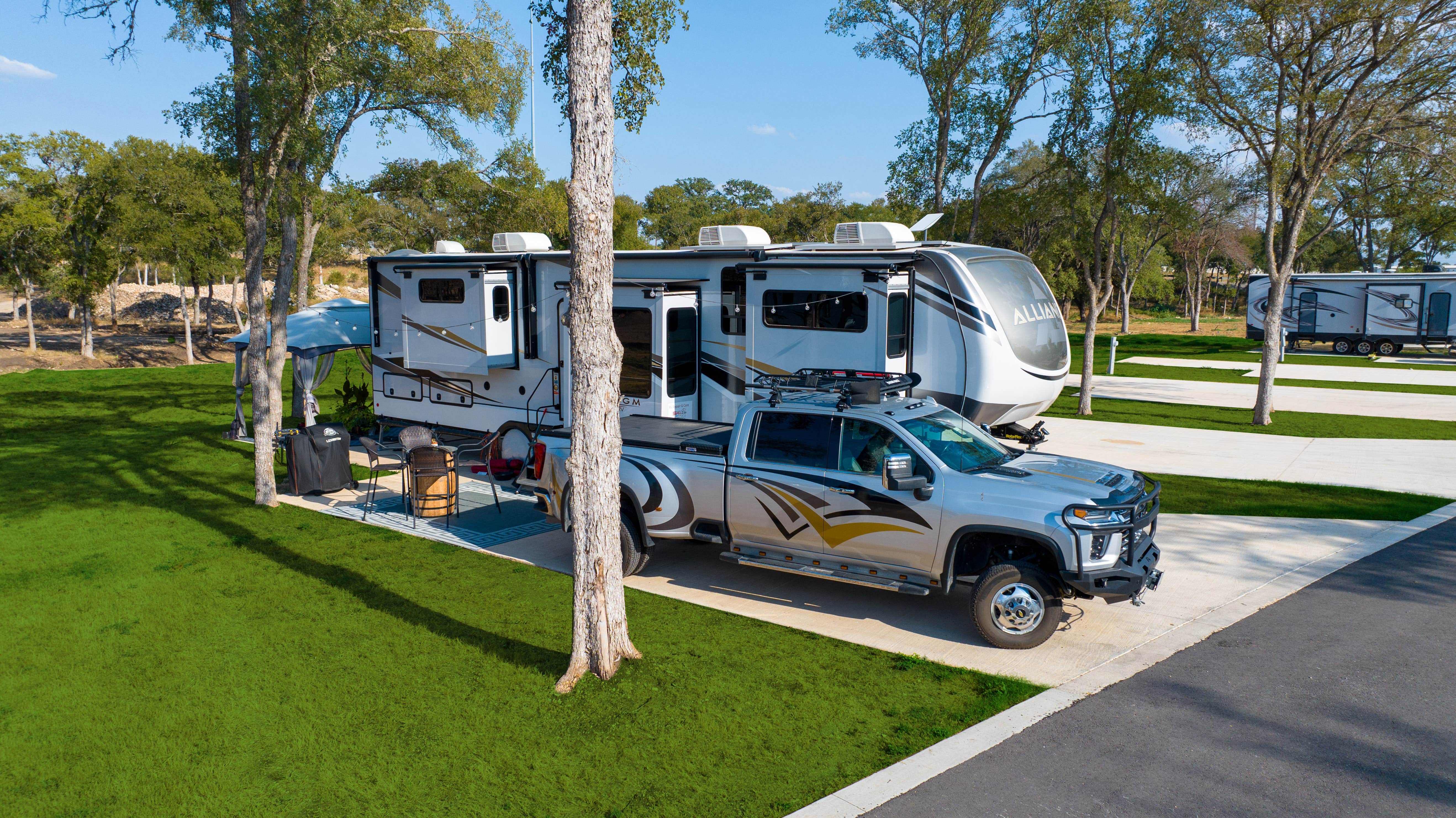 Horizon M.'s photo of rv camping at Treeside RV Resort near Wimberley, TX