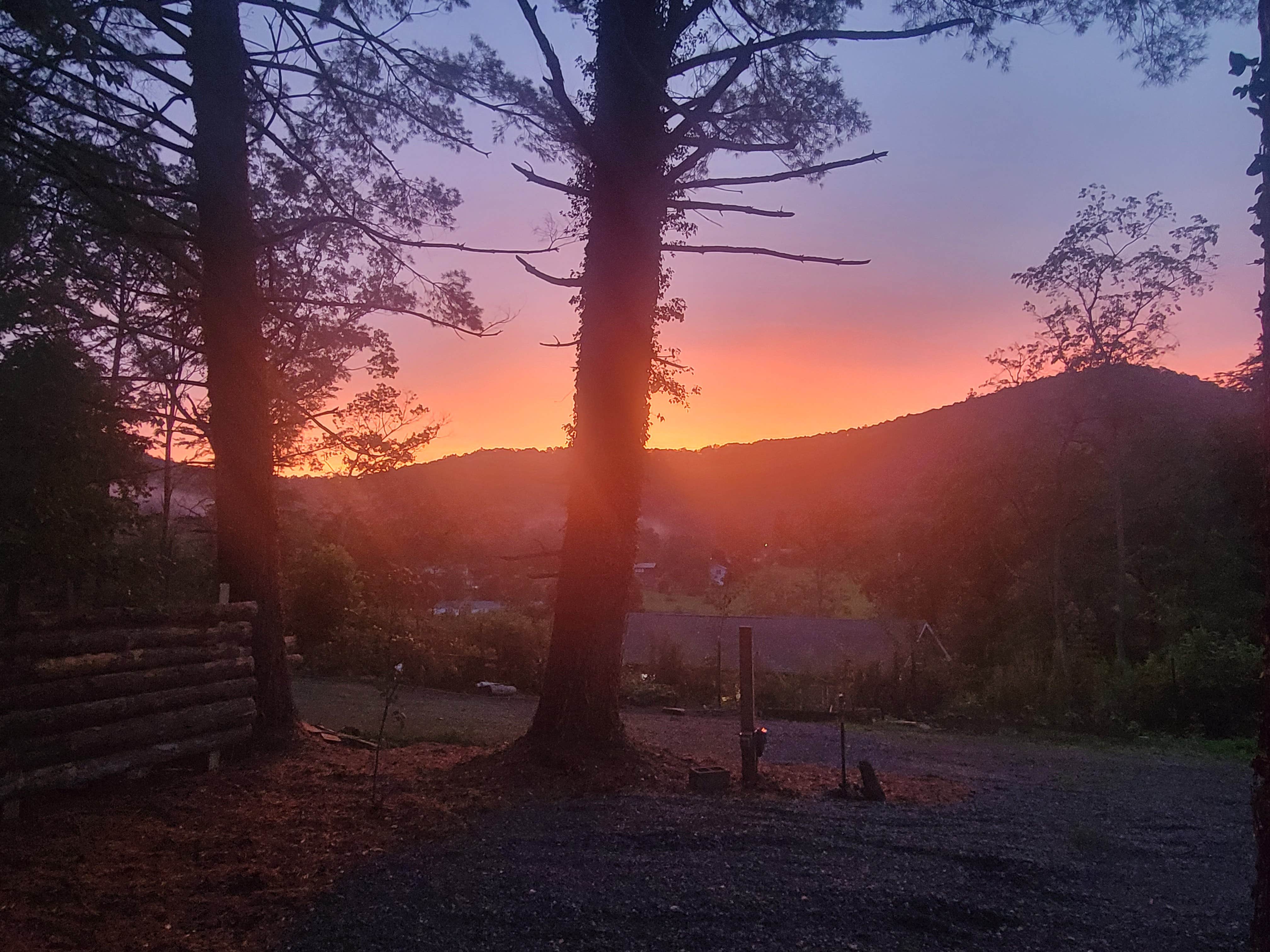 Camping near Howell in the Holler: Bull Mountain Ridge, Swannanoa, North Carolina