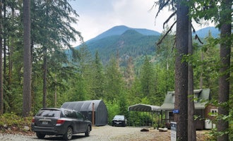 Camping near Cascade River Base Camp: Mountain View Camp, Marblemount, Washington